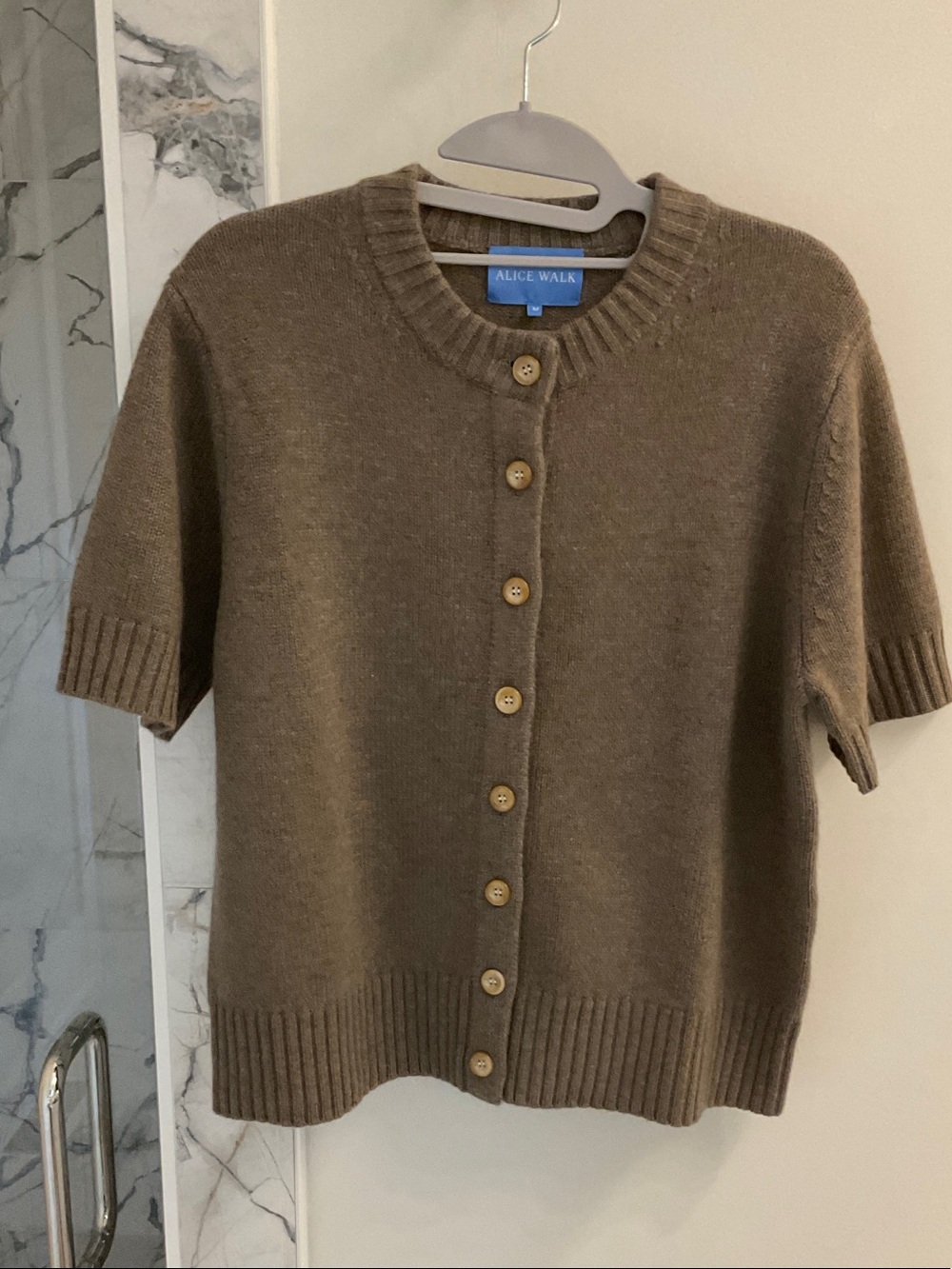 Alice Walk Short Sleeve Cardigan - M